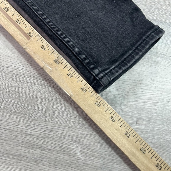 Vigoss Jeans Womens 28x29 Washed Black The Chelsea Skinny Stretch Denim Mid Rise - Picture 12 of 15